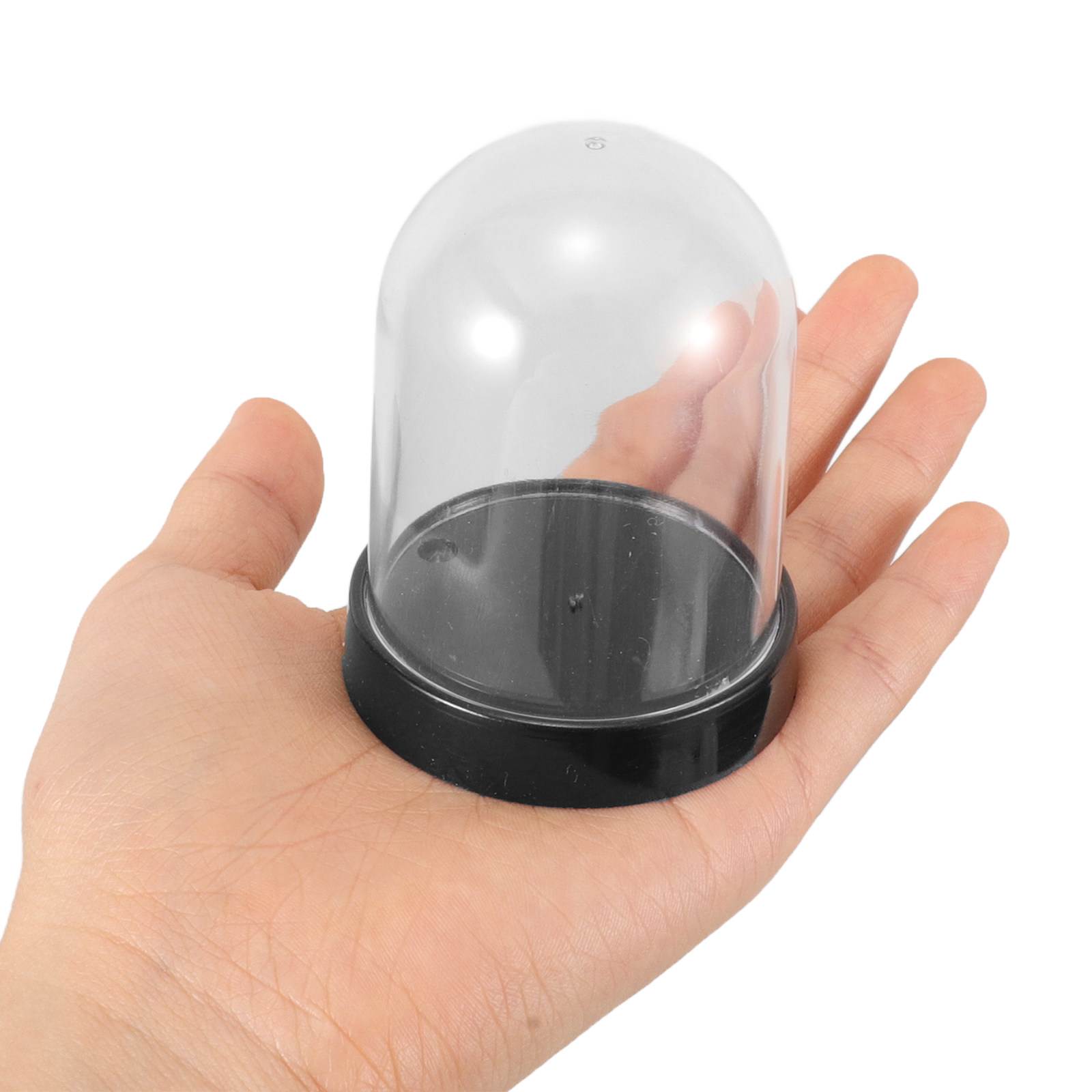 クリスタルクリアプラスチック製ドームセット5個、花瓶の花や小 - Plastic Dome Clear のレビューと価格