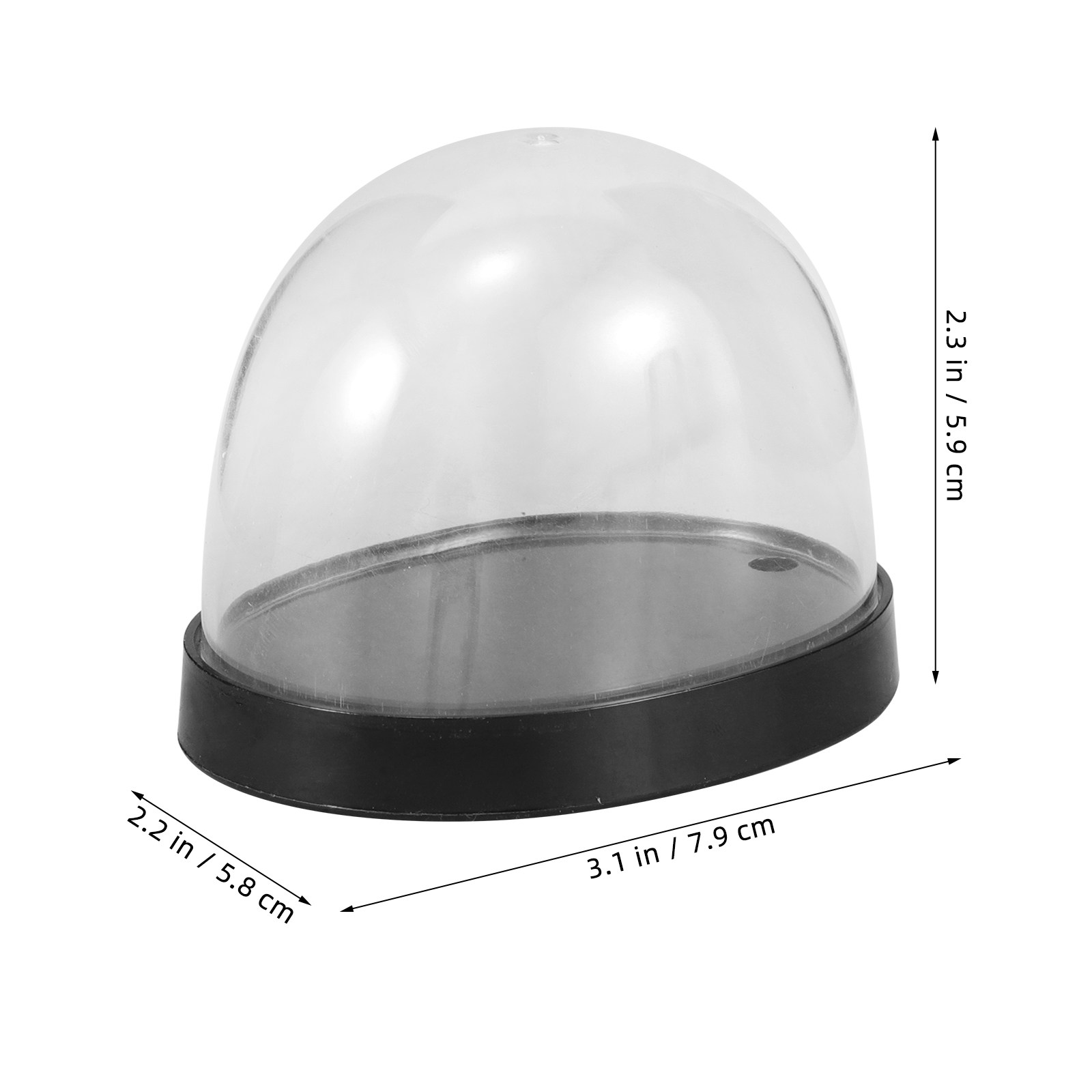 5セット 高透明プラスチック製フラワードーム 花用装飾ディス - Plastic Dome Clear のレビューと価格