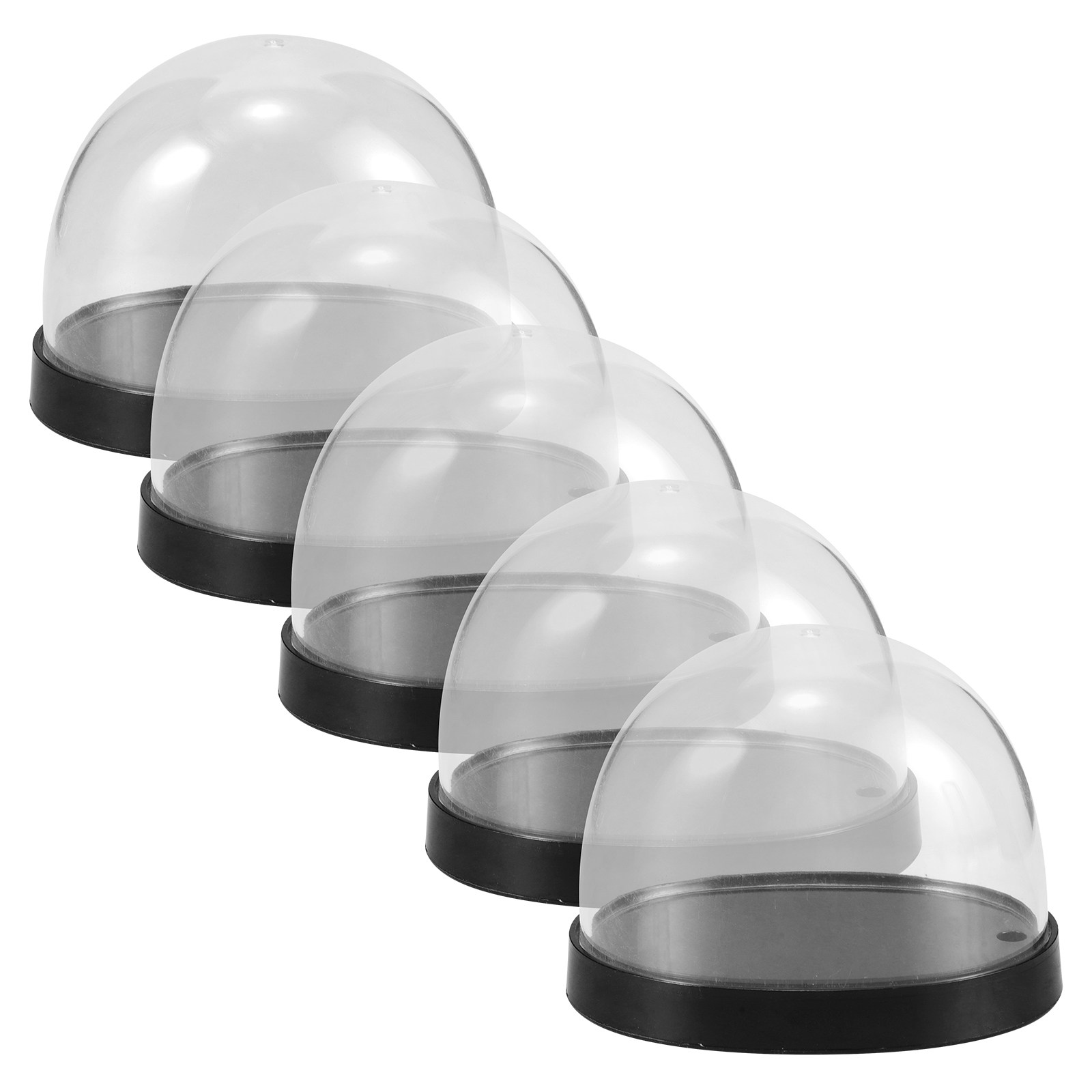 5セット 高透明プラスチック製フラワードーム 花用装飾ディス - Plastic Dome Clear のレビューと価格
