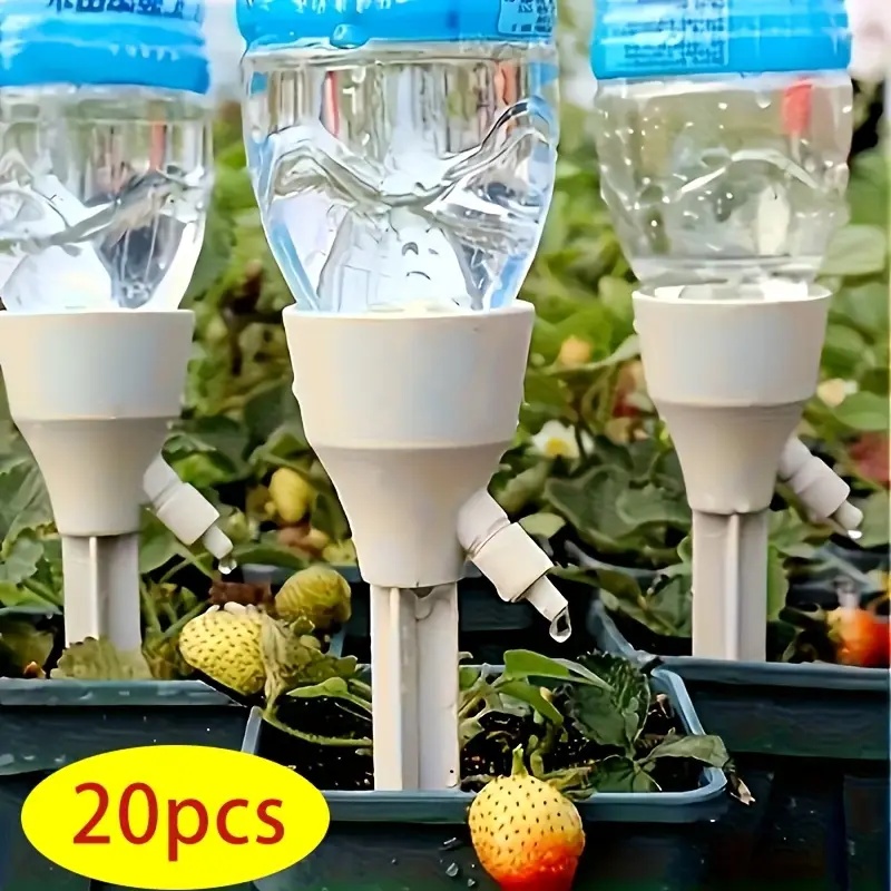 20個入り自動点滴灌漑キット。 鉢植えの植物に適した、調整可 - Self Watering Insert のレビューと価格