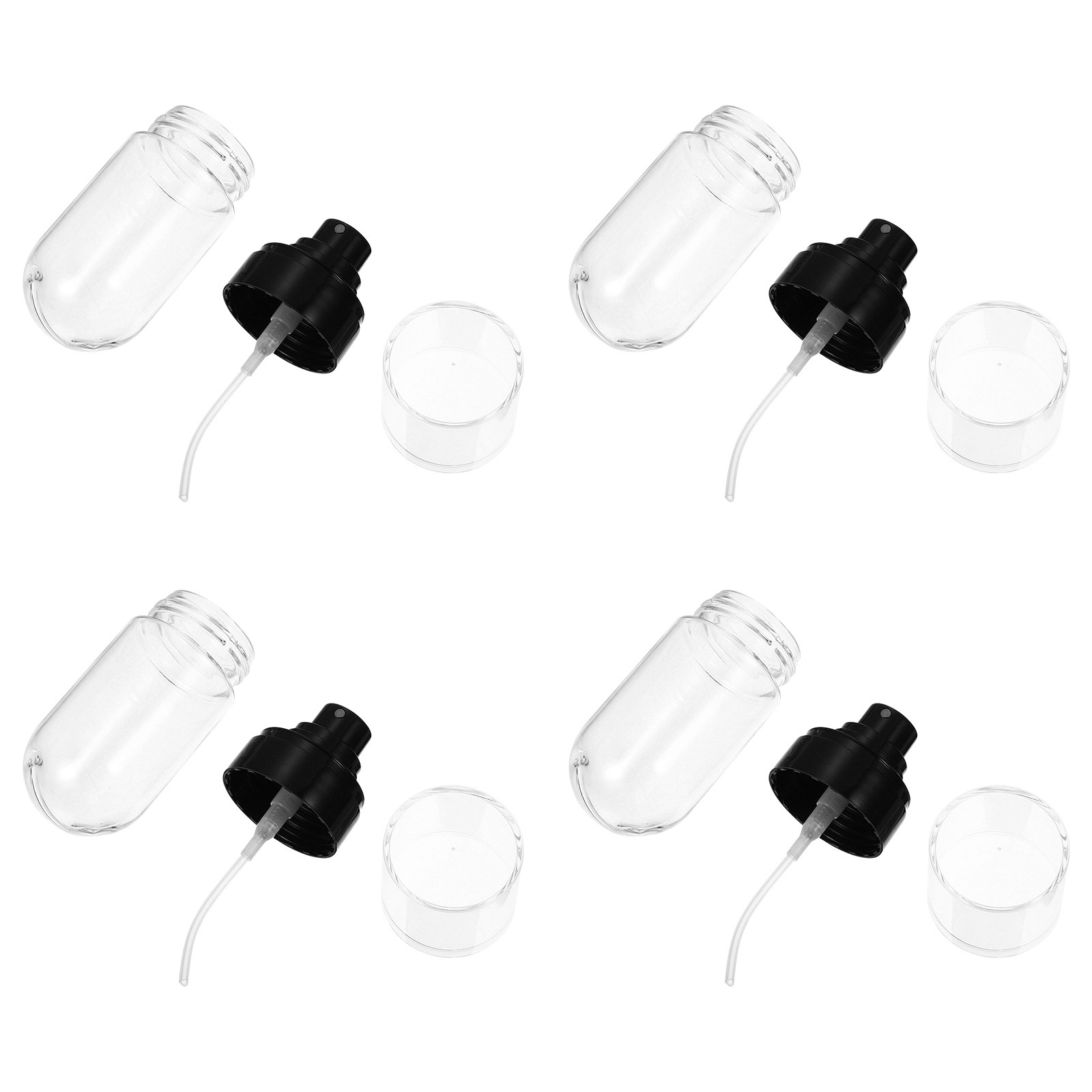 4個入りスプレーボトル プレミアム素材 トラベルディスペンサ - Misting Bottle Fine のレビューと価格