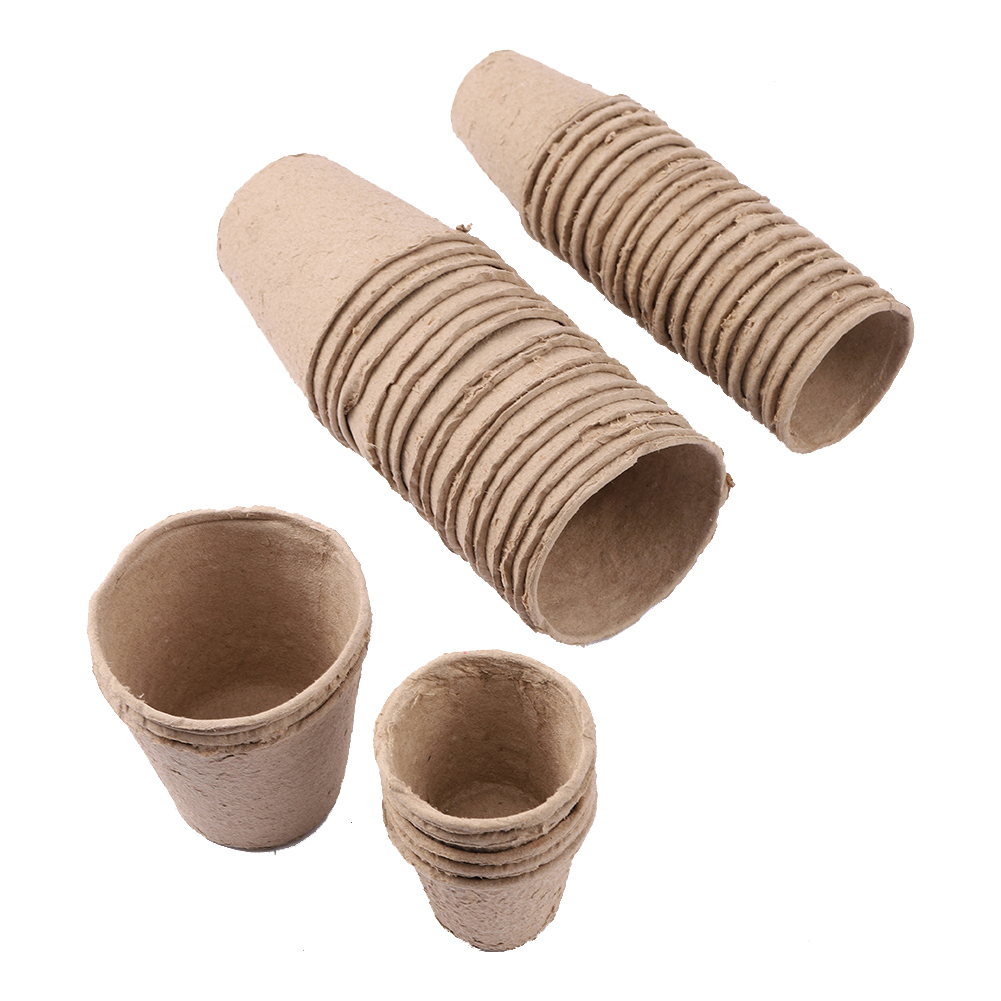 20個6.2センチメートル環境保護ガーデンラウンド泥炭ポット - Peat Pellet Tray のレビューと価格